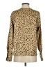 Ann Taylor LOFT 100% Polyester Polka Dots Gold Long Sleeve Blouse Size S - photo 2