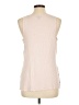 Express 100% Polyester Silver Tank Top Size L - photo 2