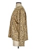 Ann Taylor LOFT 100% Polyester Polka Dots Gold Long Sleeve Blouse Size S - photo 5