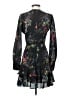 Parker 100% Polyester Floral Black Cocktail Dress Size XS - photo 2