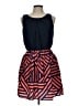 BCX Graphic Blue Casual Dress Size L - photo 1