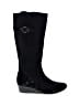 AK Anne Klein 100% Leather Black Boots Size 9 - photo 1