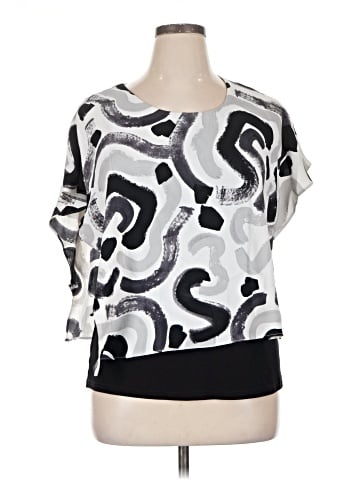 Joseph Ribkoff Short Sleeve Blouse (view 1)