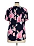 Notations Floral Pink Short Sleeve T-Shirt Size 1X - photo 2