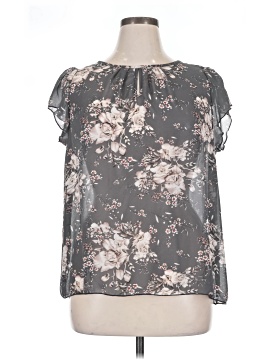Shein Curve Short Sleeve Blouse