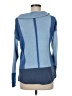 Etcetera Color Block Blue Pullover Sweater Size M - photo 2