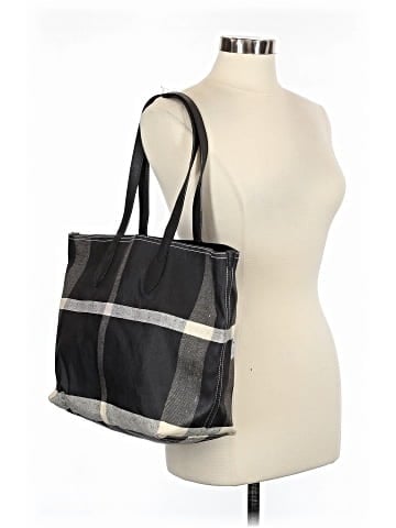 Burberry Coated Canvas Mega Check Medium Doodle Tote (view 2)