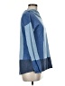 Etcetera Color Block Blue Pullover Sweater Size M - photo 4