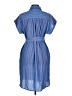 Nine West 100% Polyester Blue Casual Dress Size M - photo 2