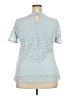 Teddi Rose Blue Short Sleeve Top Size XXL - photo 2