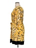 EMMA Animal Print Yellow Cocktail Dress Size 14 - photo 5