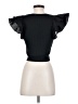 Zara Black Short Sleeve Top Size S - photo 2