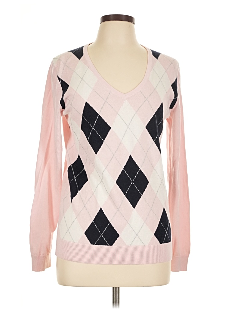 Pre-owned Tommy Hilfiger Pullover Sweater In Pink