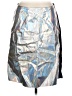 Jonathan Saunders Metallic Silver Casual Skirt Size 10 - photo 1