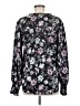 Vince Camuto 100% Polyester Floral Black Long Sleeve Blouse Size M - photo 2