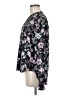Vince Camuto 100% Polyester Floral Black Long Sleeve Blouse Size M - photo 5
