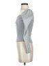 River Island Gray Long Sleeve Top Size 10 - photo 5