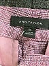 Ann Taylor Plaid Purple Casual Pants Size 00 - photo 7