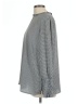 Creation 100% Polyester Houndstooth Gray Long Sleeve Blouse Size 12 - photo 5