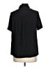 Theory 100% Cotton Black Short Sleeve Button-Down Shirt Size L - photo 2