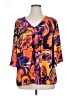 Easel 100% Polyester Orange 3/4 Sleeve T-Shirt Size 1X - photo 1