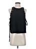 Amanda Uprichard 100% Polyester Black Sleeveless T-Shirt Size S - photo 1