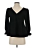 Tuckernuck 100% Polyester Black 3/4 Sleeve Blouse Size XS - photo 1