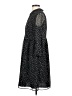 Uniqlo 100% Polyester Polka Dots Black Casual Dress Size S - photo 5