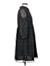 Uniqlo 100% Polyester Polka Dots Black Casual Dress Size S - photo 4
