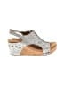 BOUTIQUE By Corkys Silver Wedges Size 9 - photo 1