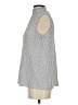 Adrianna Papell Silver Gray Sleeveless Blouse Size S - photo 5