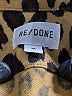 RE/DONE 100% Cotton Animal Print Gold Pullover Sweater Size M - photo 7