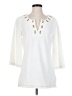 Boston Proper Ivory 3/4 Sleeve Blouse Size S - photo 1