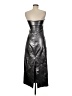 Zara Metallic Black Cocktail Dress Size M - photo 2
