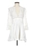 Free People Solid Floral White Ivory Cocktail Dress Size XS - photo 1