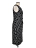 Talbots Polka Dots Black Casual Dress Size L - photo 4