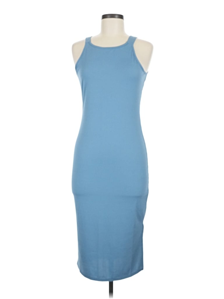Pre-owned Pink Lily Casual Dress In Blue