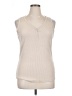 Merokeety Ivory Sleeveless T-Shirt Size XL - photo 1