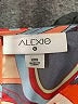Alexis Print Orange Casual Dress Size XXS - photo 7
