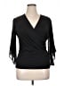 Grace Karin Black 3/4 Sleeve Blouse Size XL - photo 1