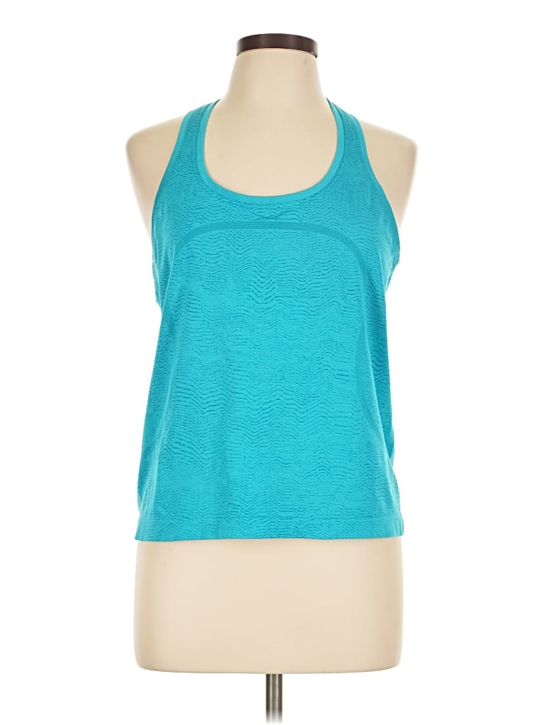 Pre-owned Lululemon Athletica Active Tank Top In Teal