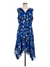 CAbi 100% Polyester Blue Cocktail Dress Size M - photo 1