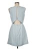 Babaton Solid Blue Casual Dress Size 6 - photo 2
