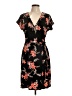 MICHAEL Michael Kors Floral Black Casual Dress Size L - photo 1