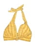 Robin Piccone Tweed Yellow Swimsuit Top Size M - photo 1
