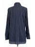 MICHAEL Michael Kors Stripes Blue Long Sleeve Button-Down Shirt Size L - photo 2