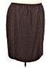 Leslie Fay 100% Polyester Chevron-herringbone Brown Formal Skirt Size 24 - photo 1