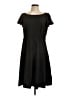 Calvin Klein Solid Black Casual Dress Size 12 - photo 1