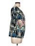 Glam Teal 3/4 Sleeve Blouse Size 30 waist (estimated) - photo 4