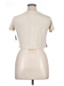 Adika Color Block Tan Short Sleeve Top Size XL - photo 2
